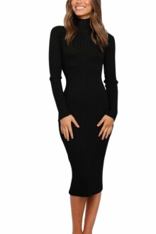 MEROKEETY Sweater Dress