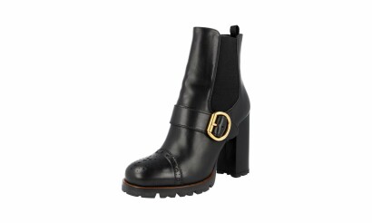 Prada Women's 1T139H Leather Half-Boot